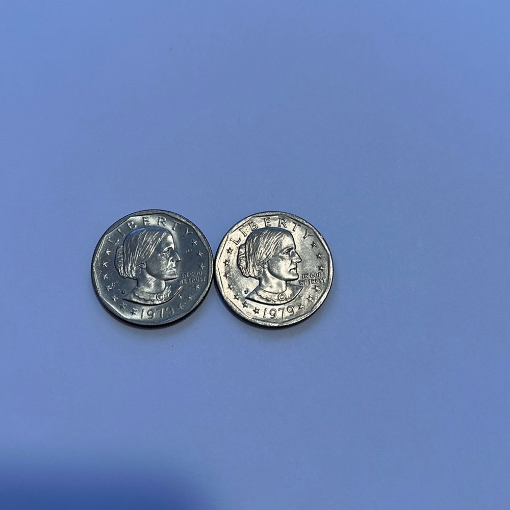 COPY - U.S. coins , set of 2 one dolla coin
